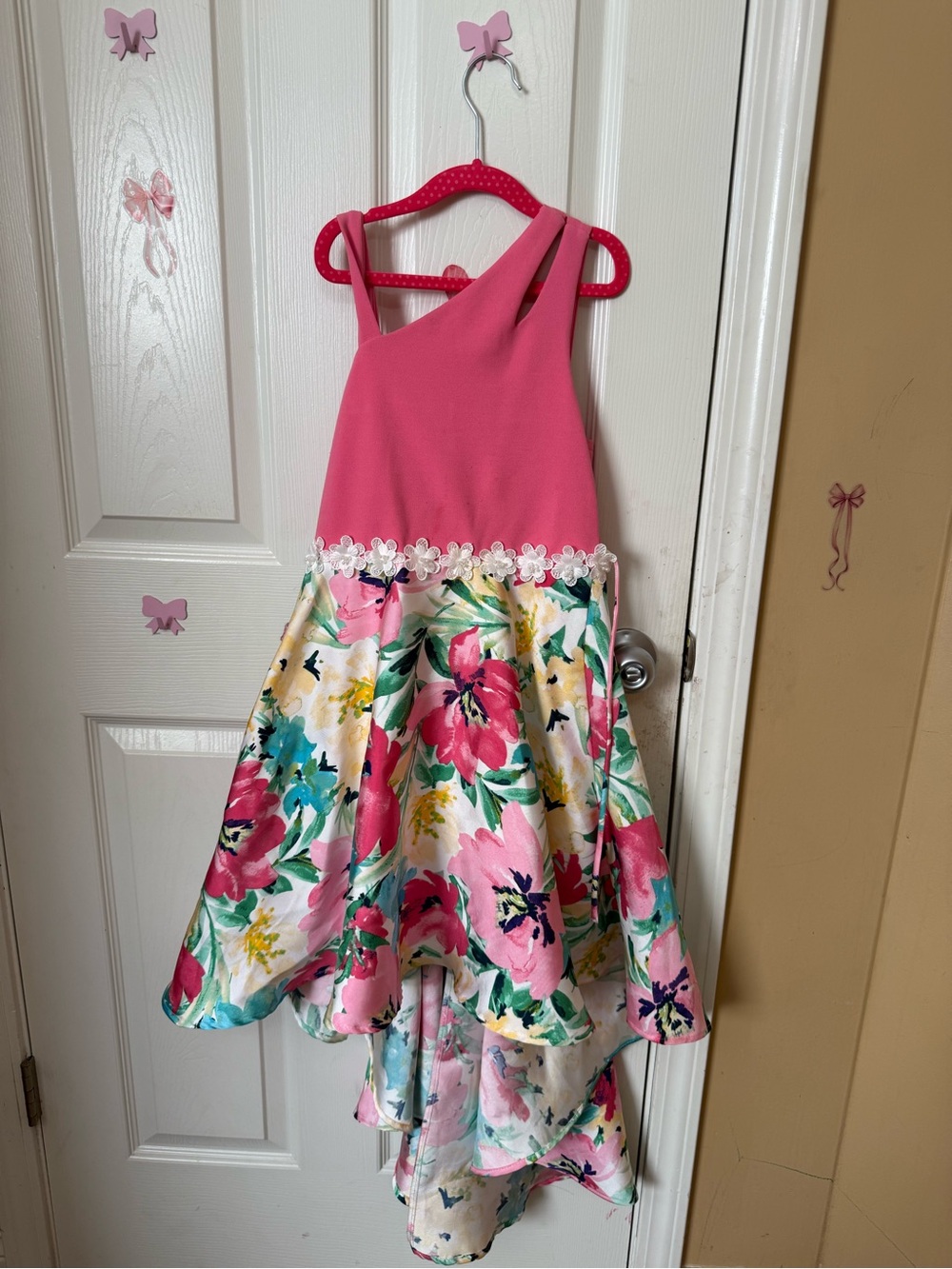 Speechless Kids Coral Pink Dress